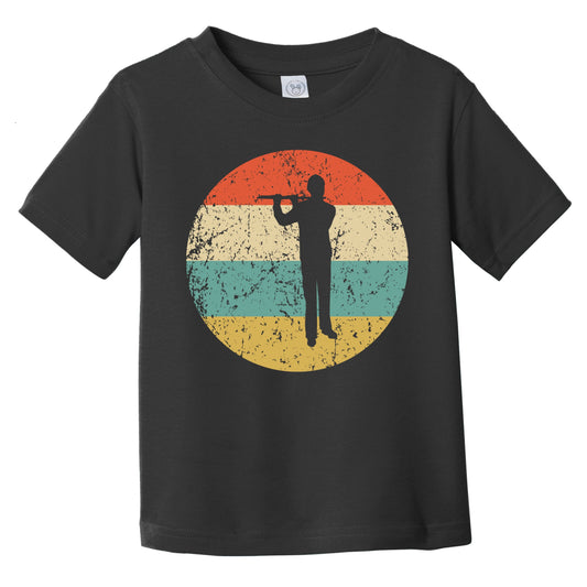 Retro Flautist Icon Flute Infant Toddler T-Shirt