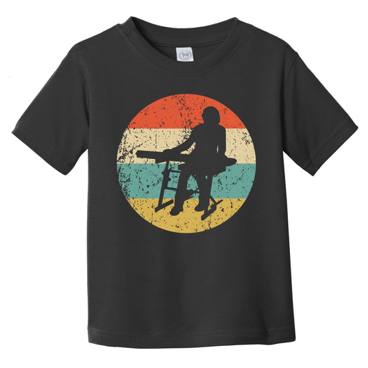 Retro Keyboardist Icon Keyboard Infant Toddler T-Shirt