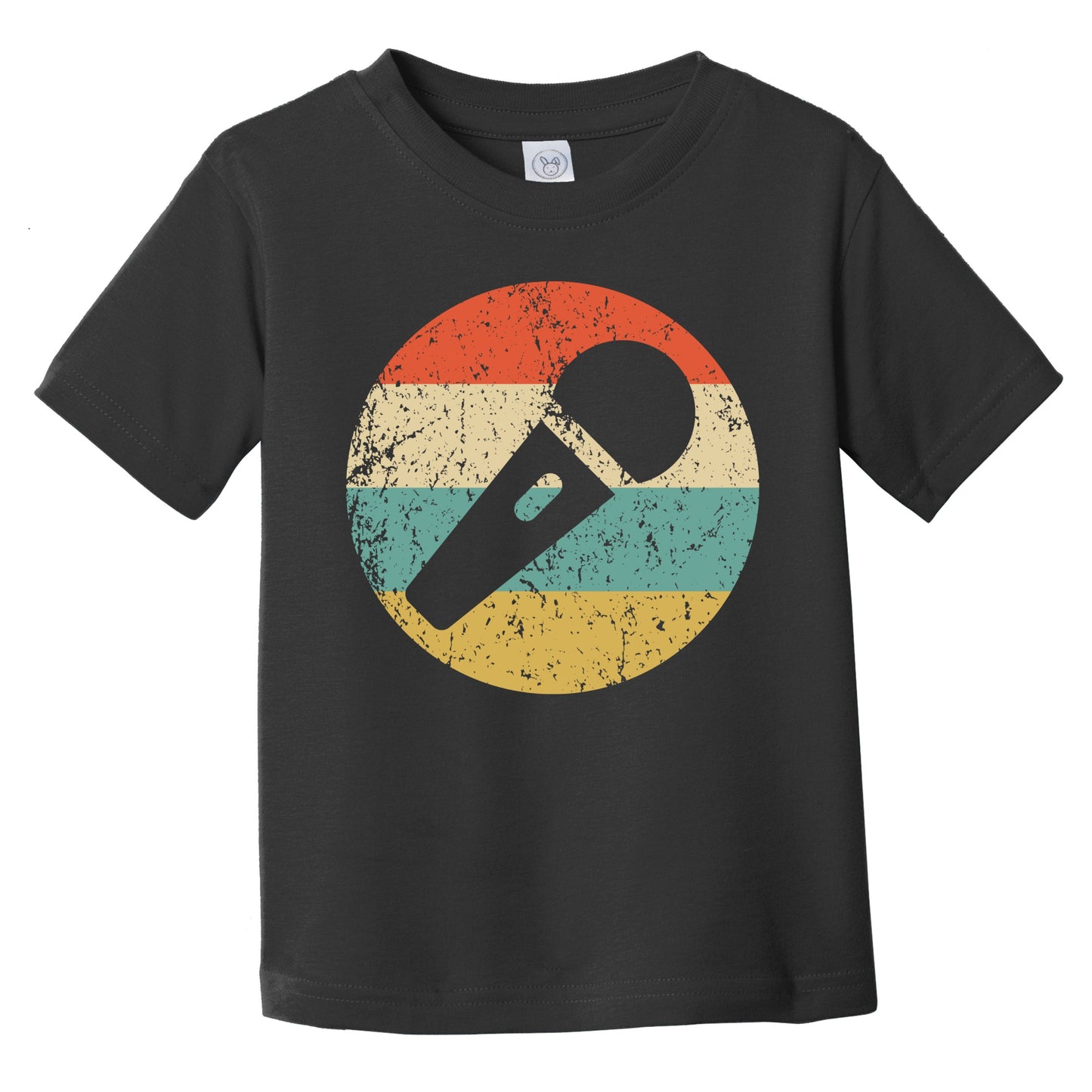 Retro Microphone Icon Singer Infant Toddler T-Shirt