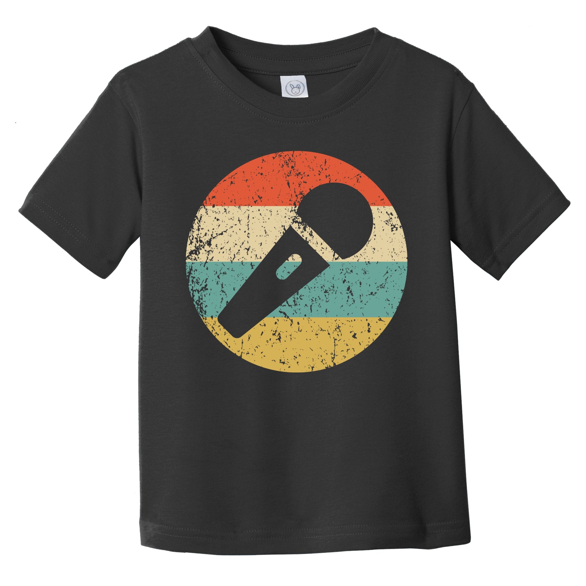 Retro Microphone Icon Singer Infant Toddler T-Shirt