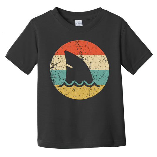 Retro Shark Fin Icon Shark Infant Toddler T-Shirt