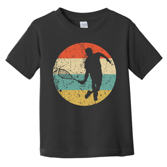Retro Squash Player Icon Squash Infant Toddler T-Shirt
