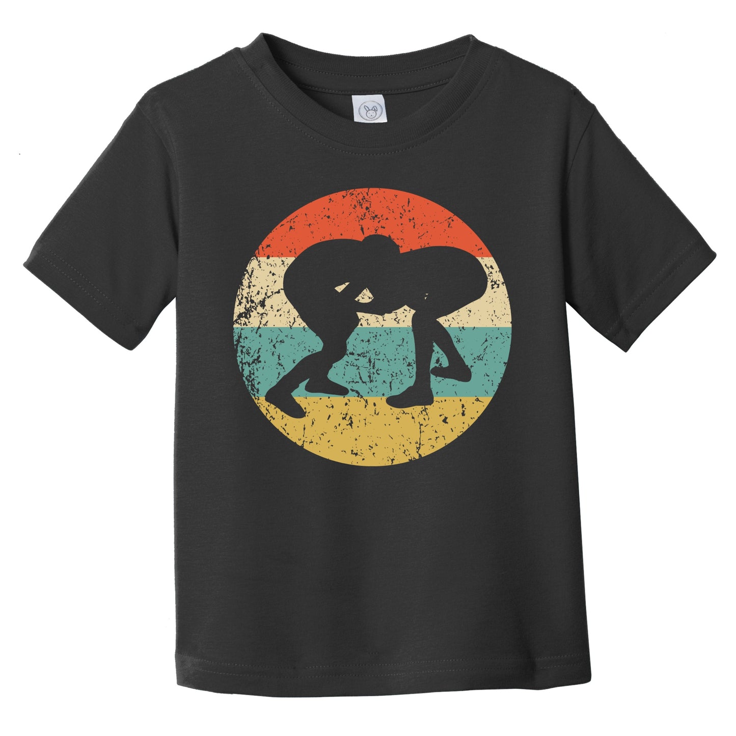 Retro Wrestlers Icon Wrestling Infant Toddler T-Shirt