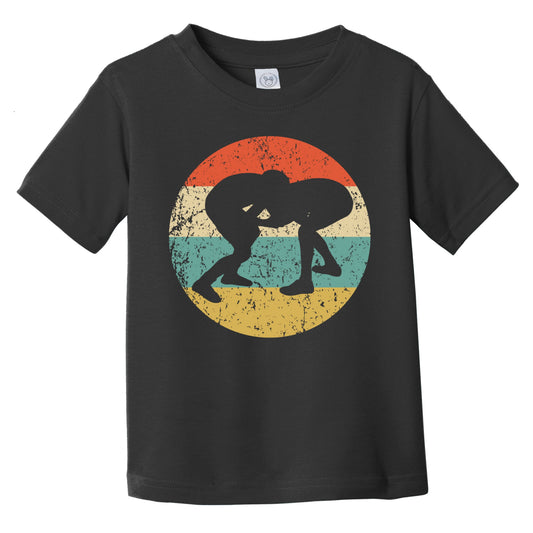 Retro Wrestlers Icon Wrestling Infant Toddler T-Shirt