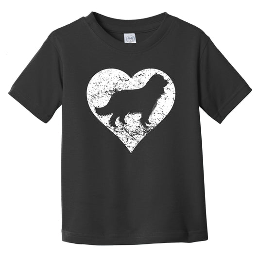 Distressed Cavalier King Charles Spaniel Heart Dog Owner Infant Toddler T-Shirt