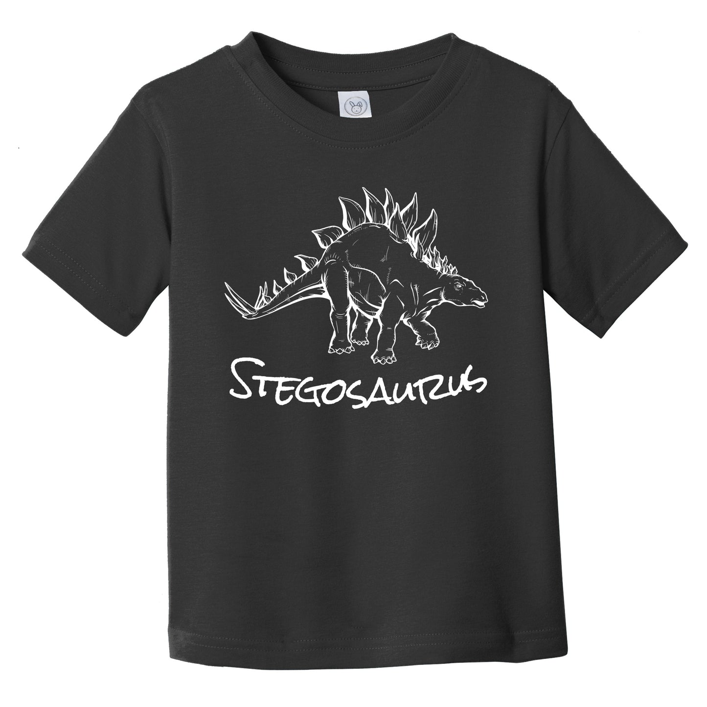Stegosaurus Sketch Cool Prehistoric Animal Dinosaur Infant Toddler T-Shirt