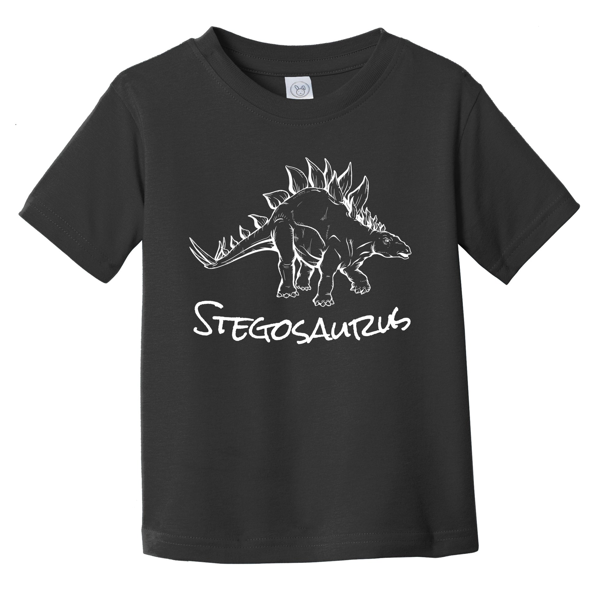 Stegosaurus Sketch Cool Prehistoric Animal Dinosaur Infant Toddler T-Shirt