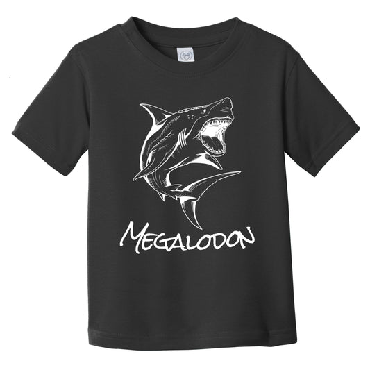 Megalodon Sketch Cool Ancient Giant Shark Infant Toddler T-Shirt