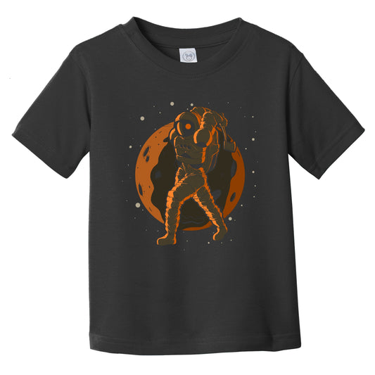 Axe Throwing Astronaut Outer Space Spaceman Infant Toddler T-Shirt