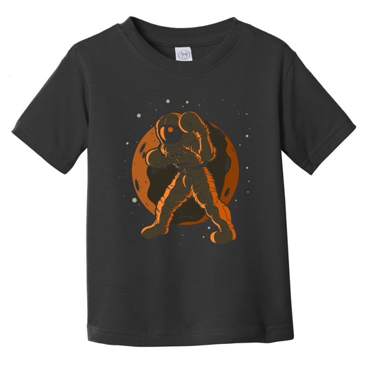 Boxing Astronaut Outer Space Spaceman Infant Toddler T-Shirt