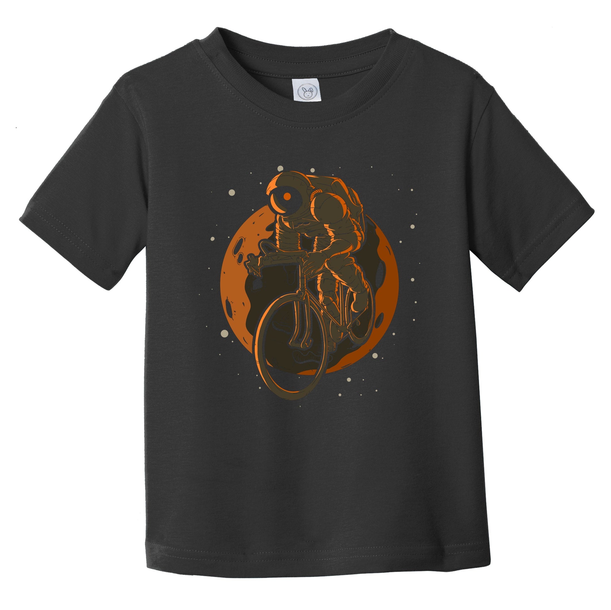 Cycling Astronaut Outer Space Spaceman Infant Toddler T-Shirt