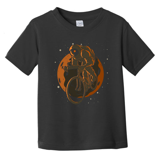 Cycling Astronaut Outer Space Spaceman Infant Toddler T-Shirt