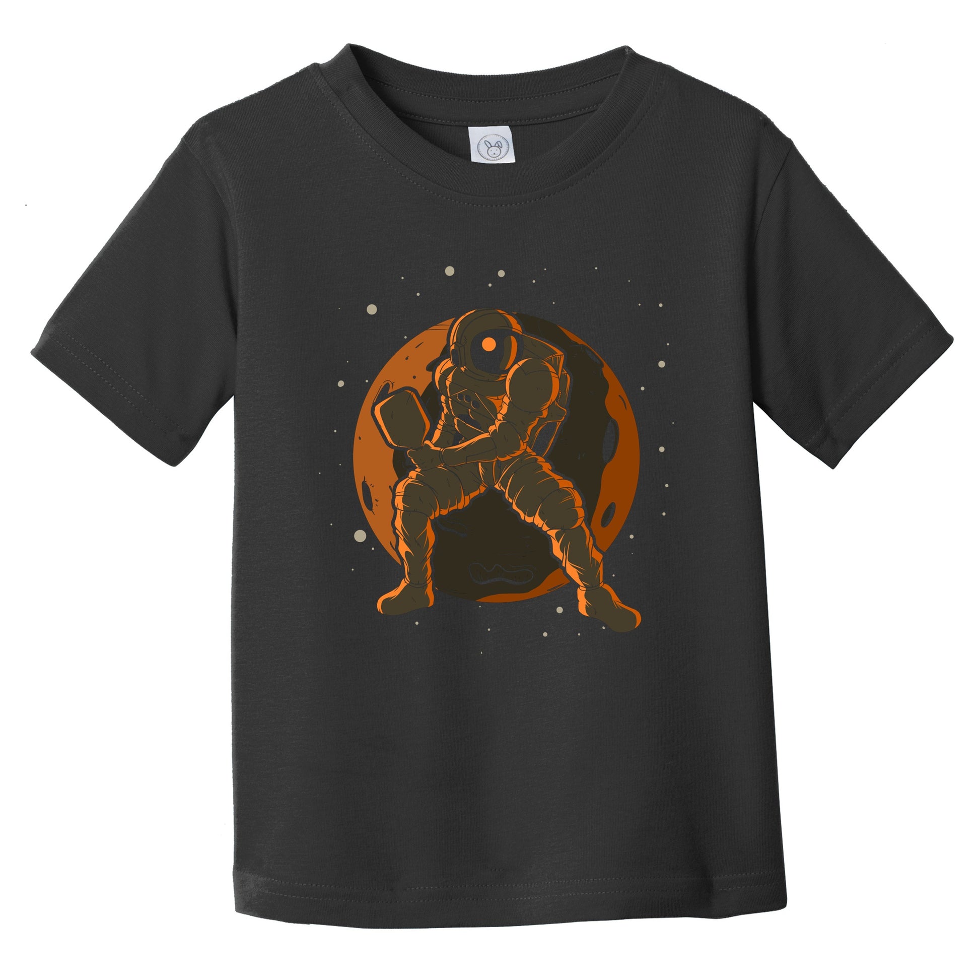 Pickleball Astronaut Outer Space Spaceman Infant Toddler T-Shirt