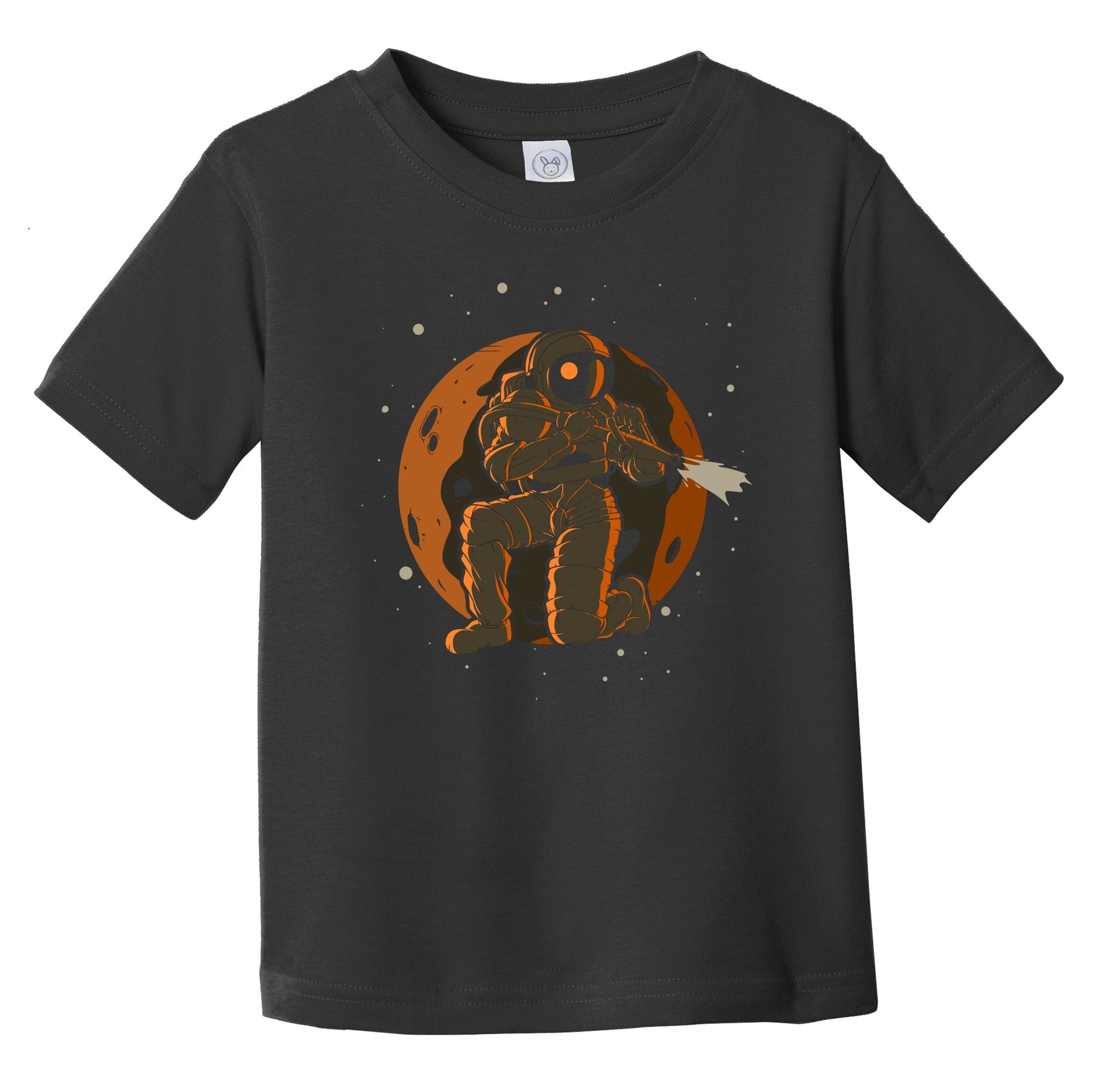 Firefighter Astronaut Outer Space Spaceman Fireman Infant Toddler T-Shirt 