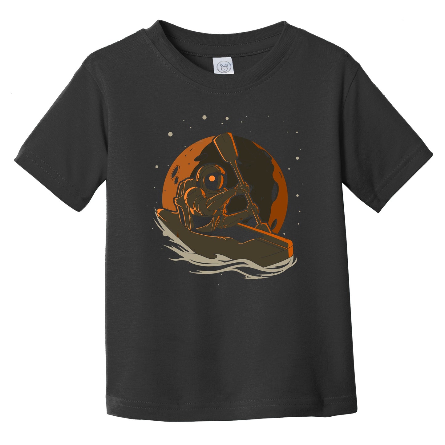 Kayaker Astronaut Outer Space Spaceman Kayaking Infant Toddler T-Shirt 