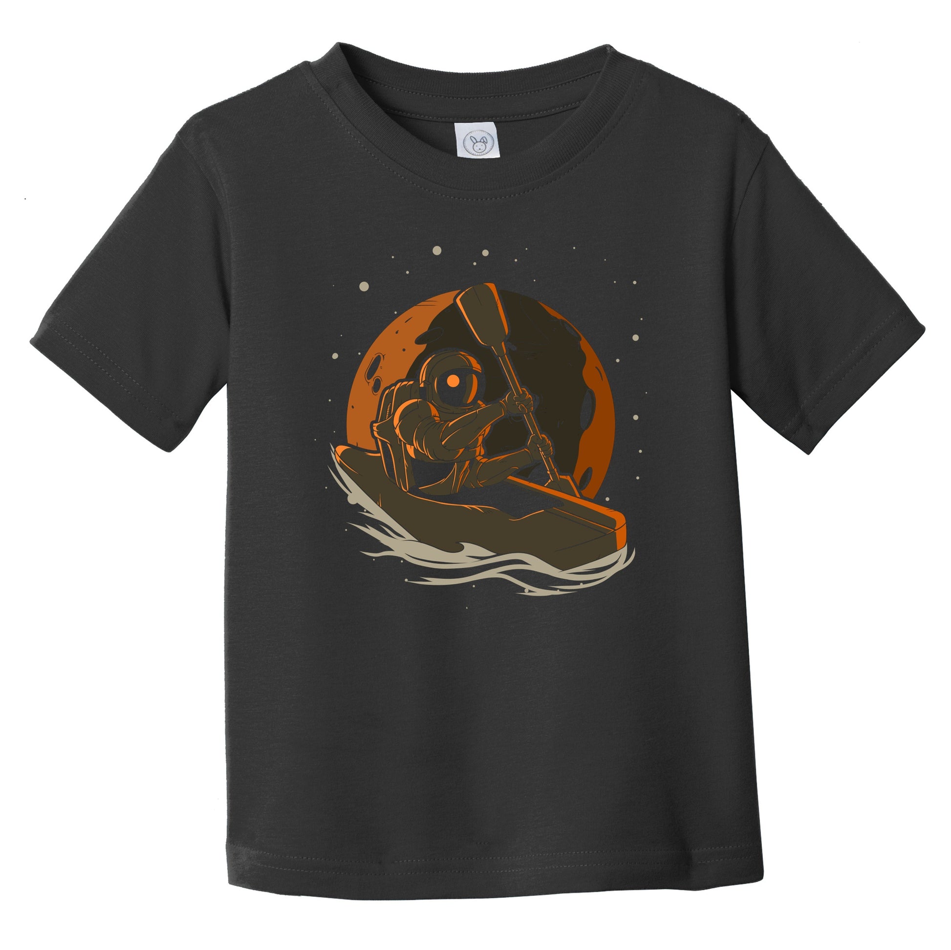 Kayaker Astronaut Outer Space Spaceman Kayaking Infant Toddler T-Shirt 