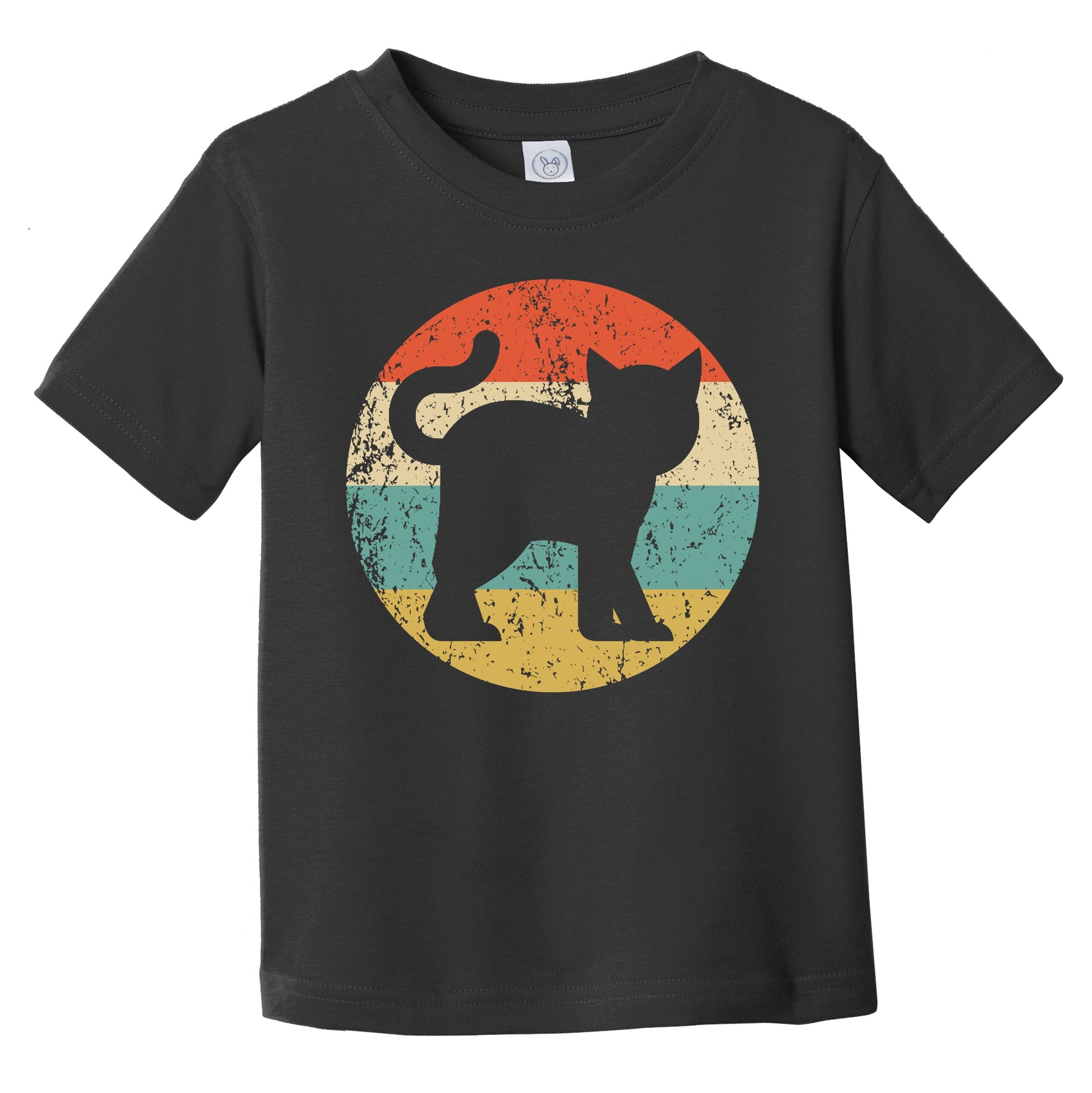 Cat Lover Retro Kitten Icon Infant Toddler T-Shirt