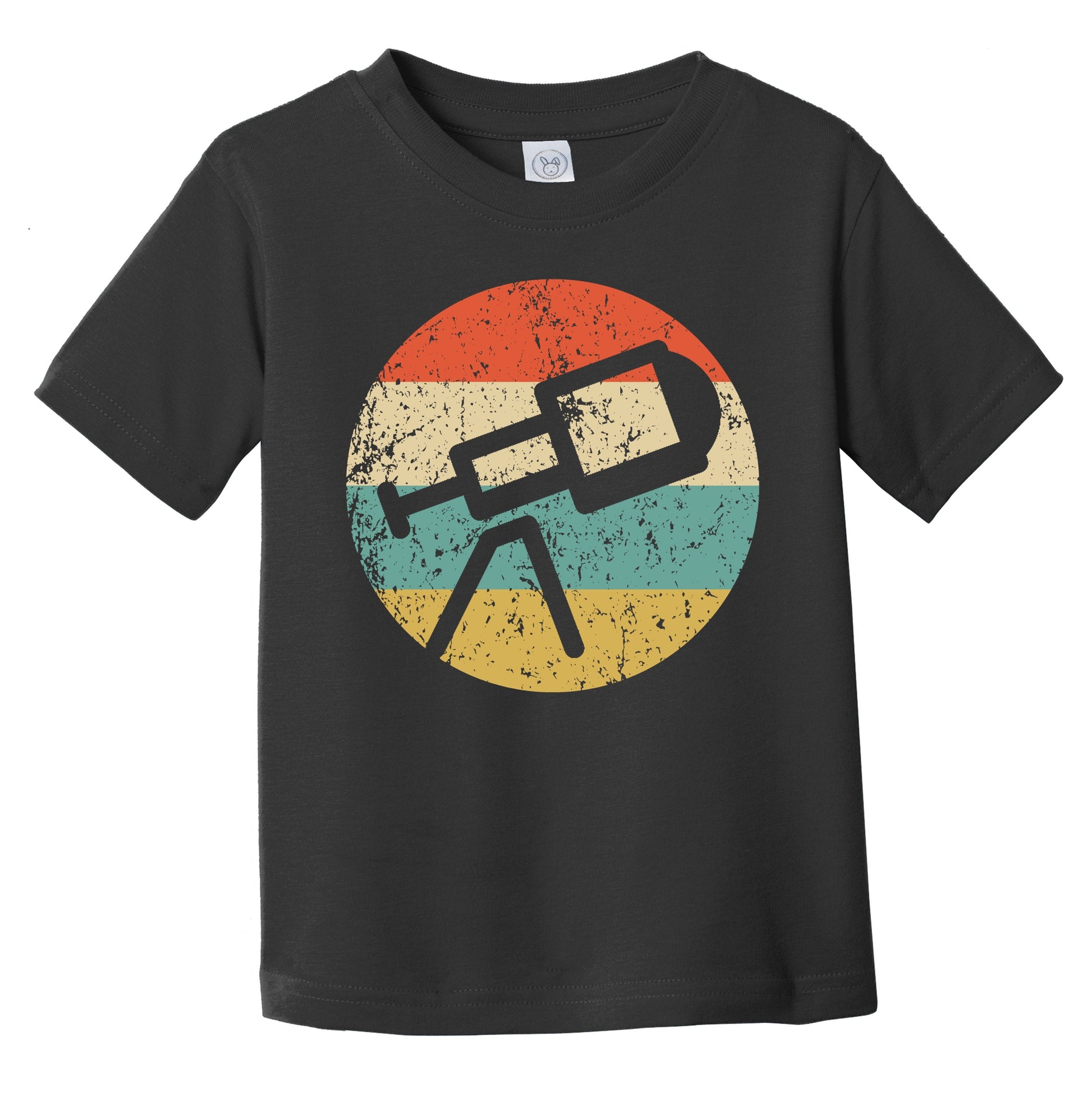 Space Science Astronomy Retro Telescope Icon Infant Toddler T-Shirt
