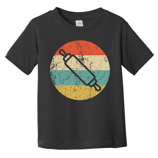 Baking Shirt - Retro Rolling Pin Icon Infant Toddler T-Shirt