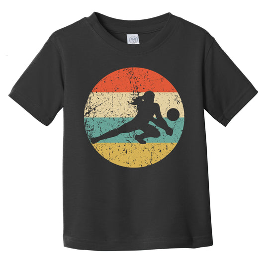 Retro Volleyball Dig 1960's 1970's Vintage Style Volleyball Infant Toddler T-Shirt