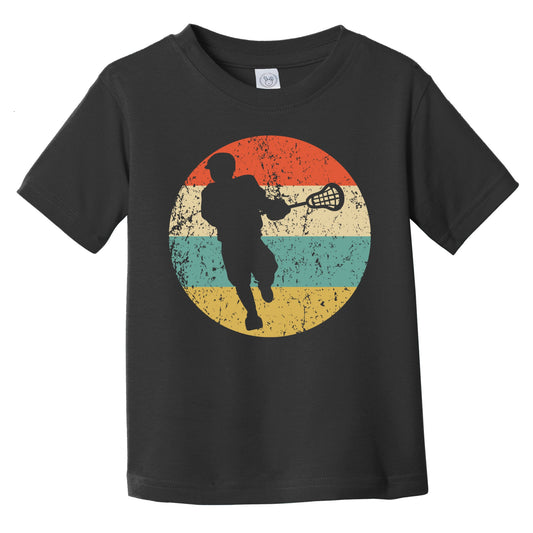 Retro Lacrosse Player 1960's 1970's Vintage Style Lacrosse Infant Toddler T-Shirt