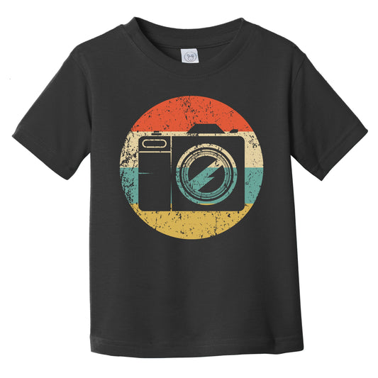 Camera Silhouette Retro Photographer Infant Toddler T-Shirt
