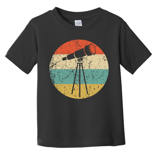 Space Science Telescope Retro Astronomy Astronomer Infant Toddler T-Shirt