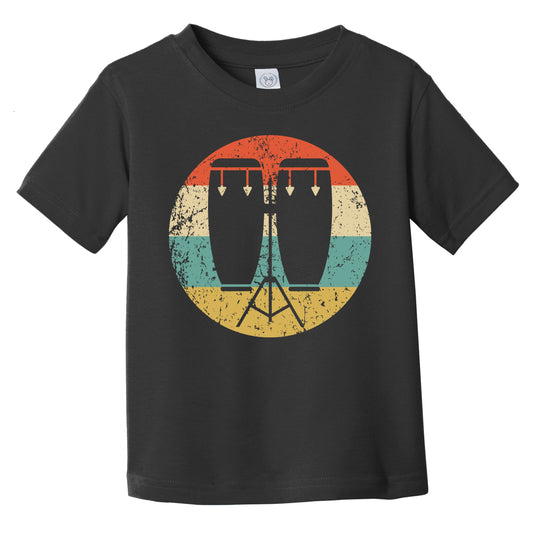 Bongo Drums Retro Music Musician Musical Instrument Infant Toddler T-Shirt