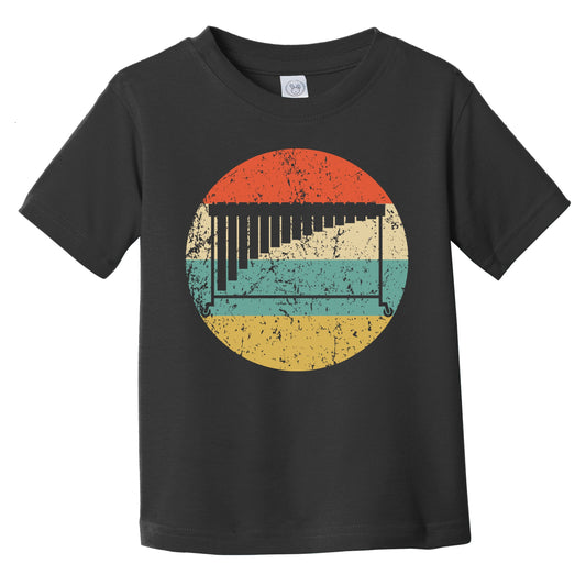 Marimba Silhouette Retro Music Musician Musical Instrument Infant Toddler T-Shirt