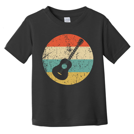 Acoustic Guitar Retro Music Musician Musical Instrument Infant Toddler T-Shirt