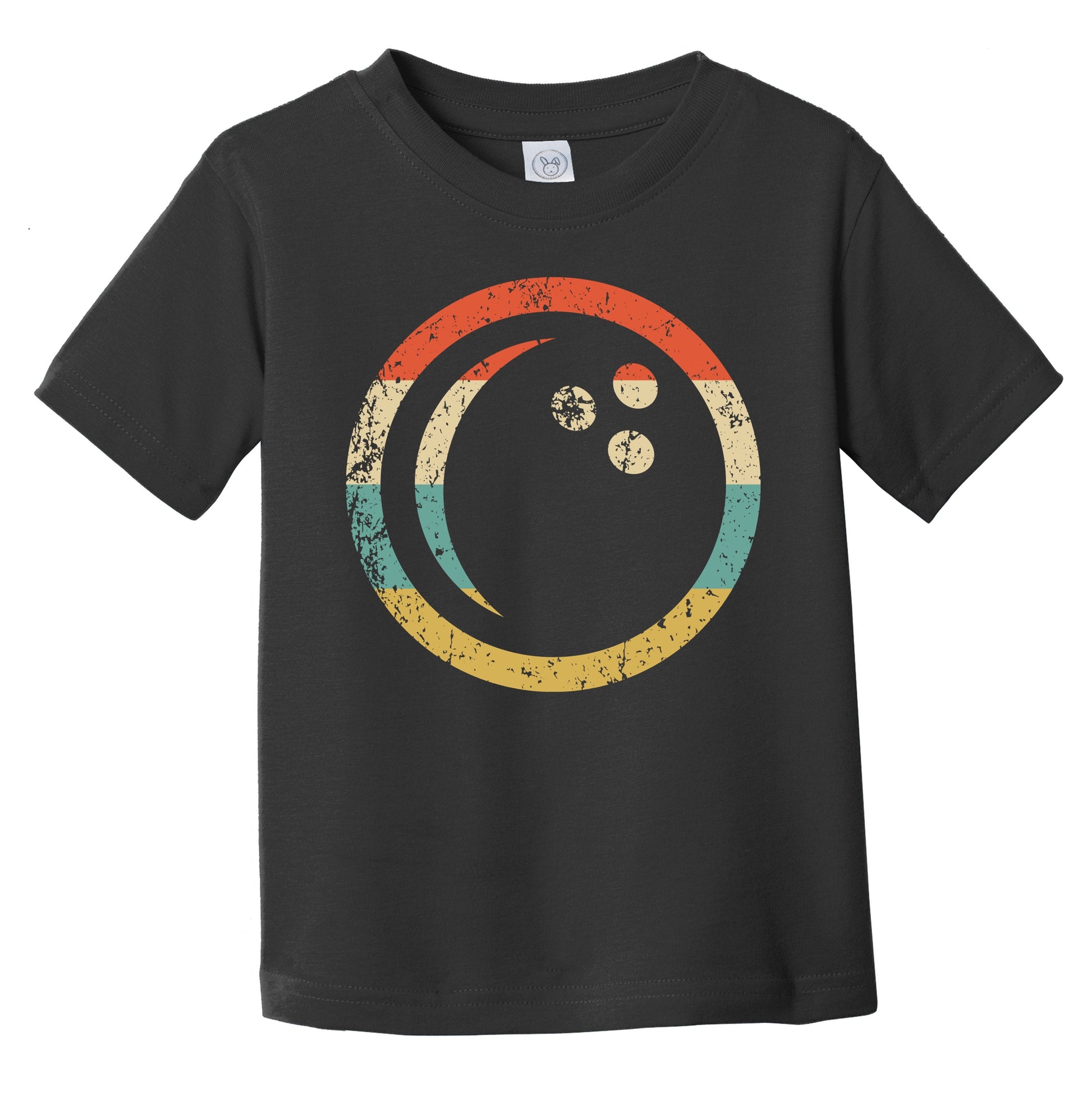 Bowling Ball Icon Retro Bowling Infant Toddler T-Shirt