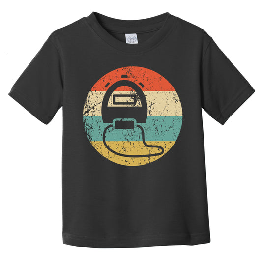 Stopwatch Icon Retro Track and Field Coach Infant Toddler T-Shirt
