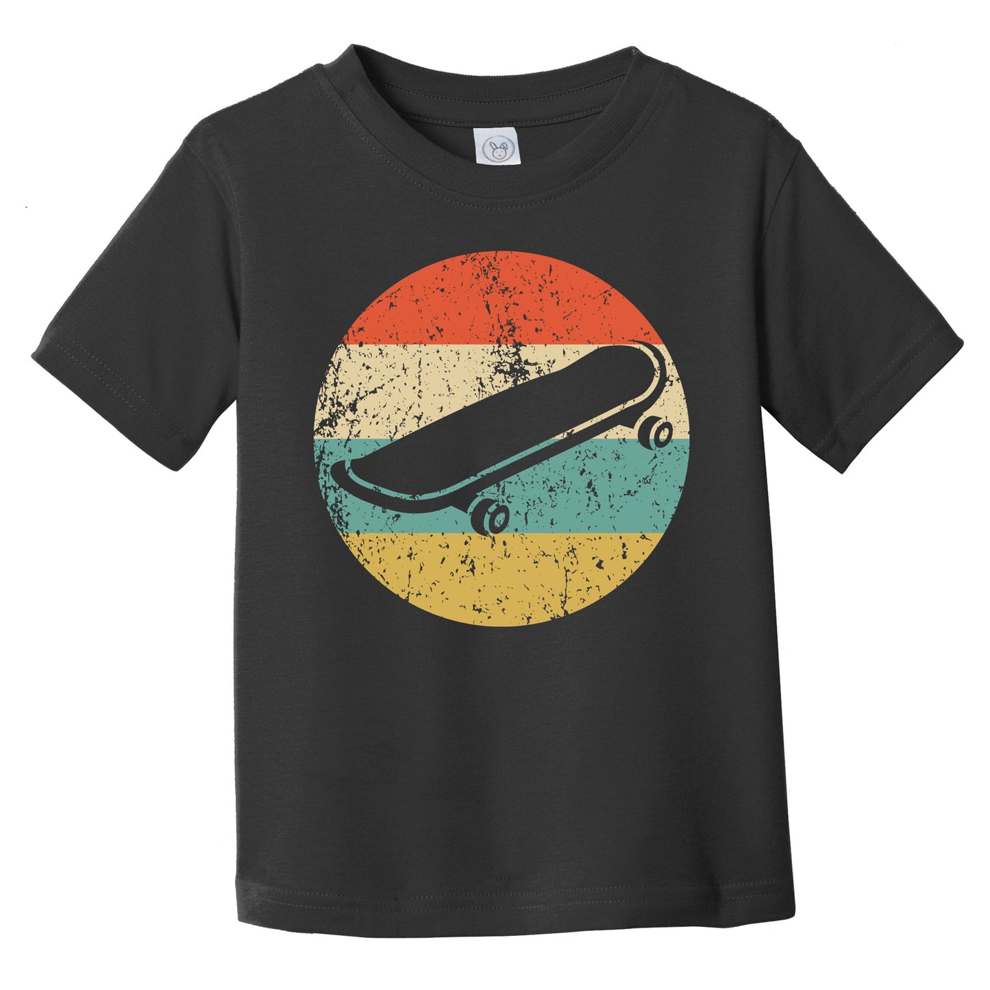 Skateboard Icon Retro Skateboarding Infant Toddler T-Shirt