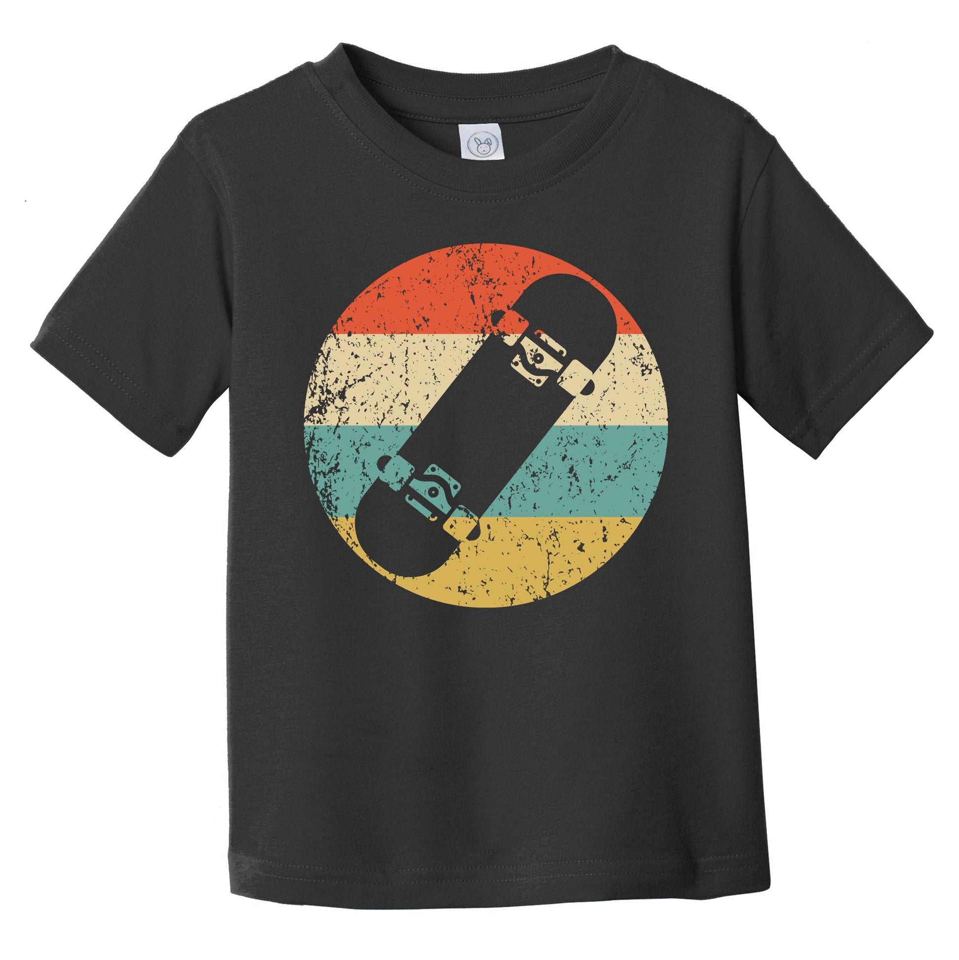 Skateboard Icon Retro Skateboarding Infant Toddler T-Shirt