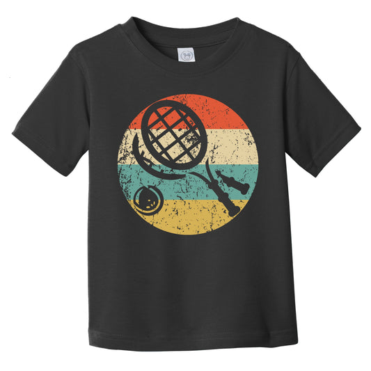 Tennis Rackets Icon Retro Tennis Infant Toddler T-Shirt