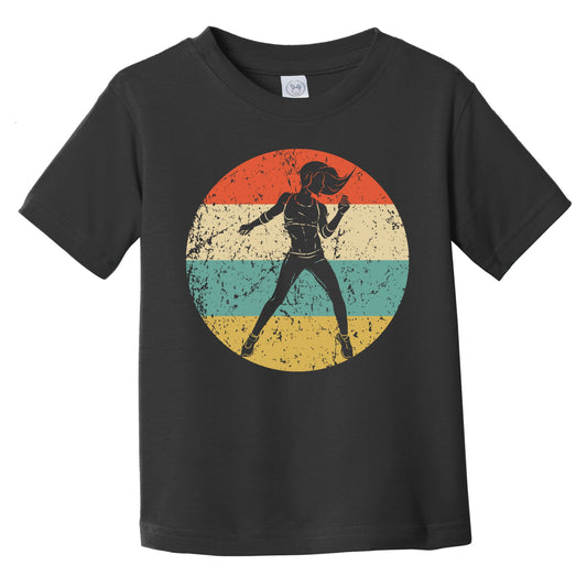 Dance Fitness Instructor Icon Retro Fitness Instructor Infant Toddler T-Shirt