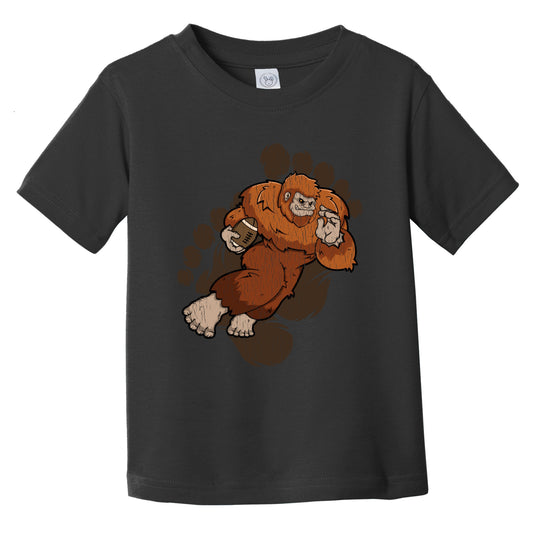 Toddler Bigfoot Football Shirt - Sasquatch Running Back Infant Toddler T-Shirt