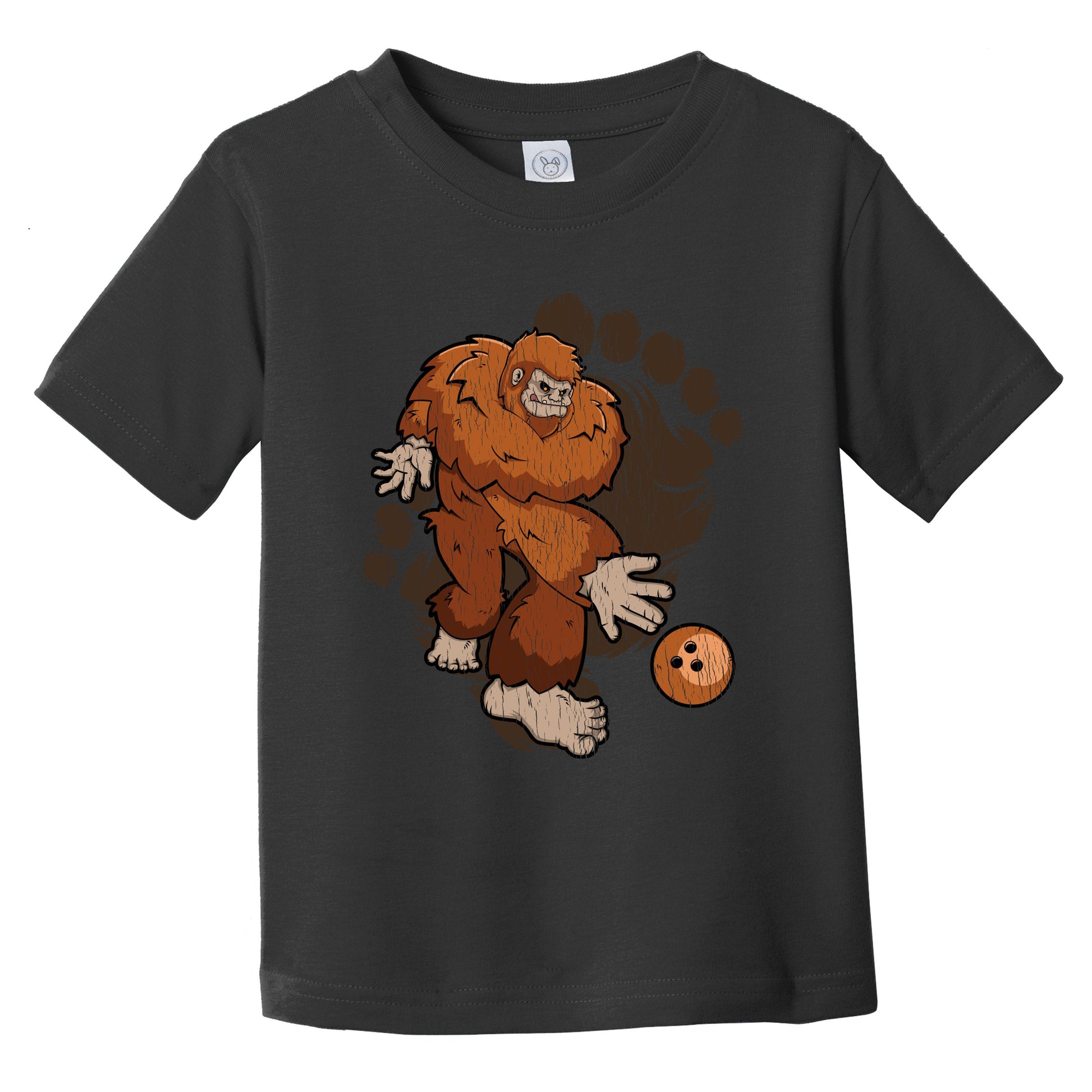 Toddler Bigfoot Bowling Shirt - Sasquatch Bowling Infant Toddler T-Shirt