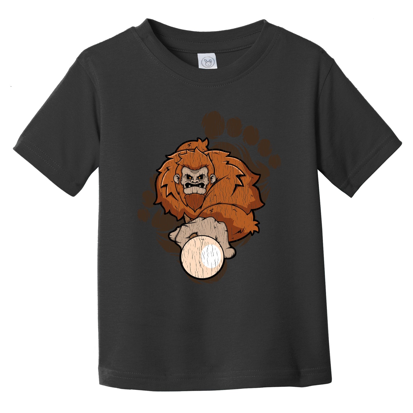 Toddler Bigfoot Billiards Shirt - Sasquatch Playing Pool Infant Toddler T-Shirt