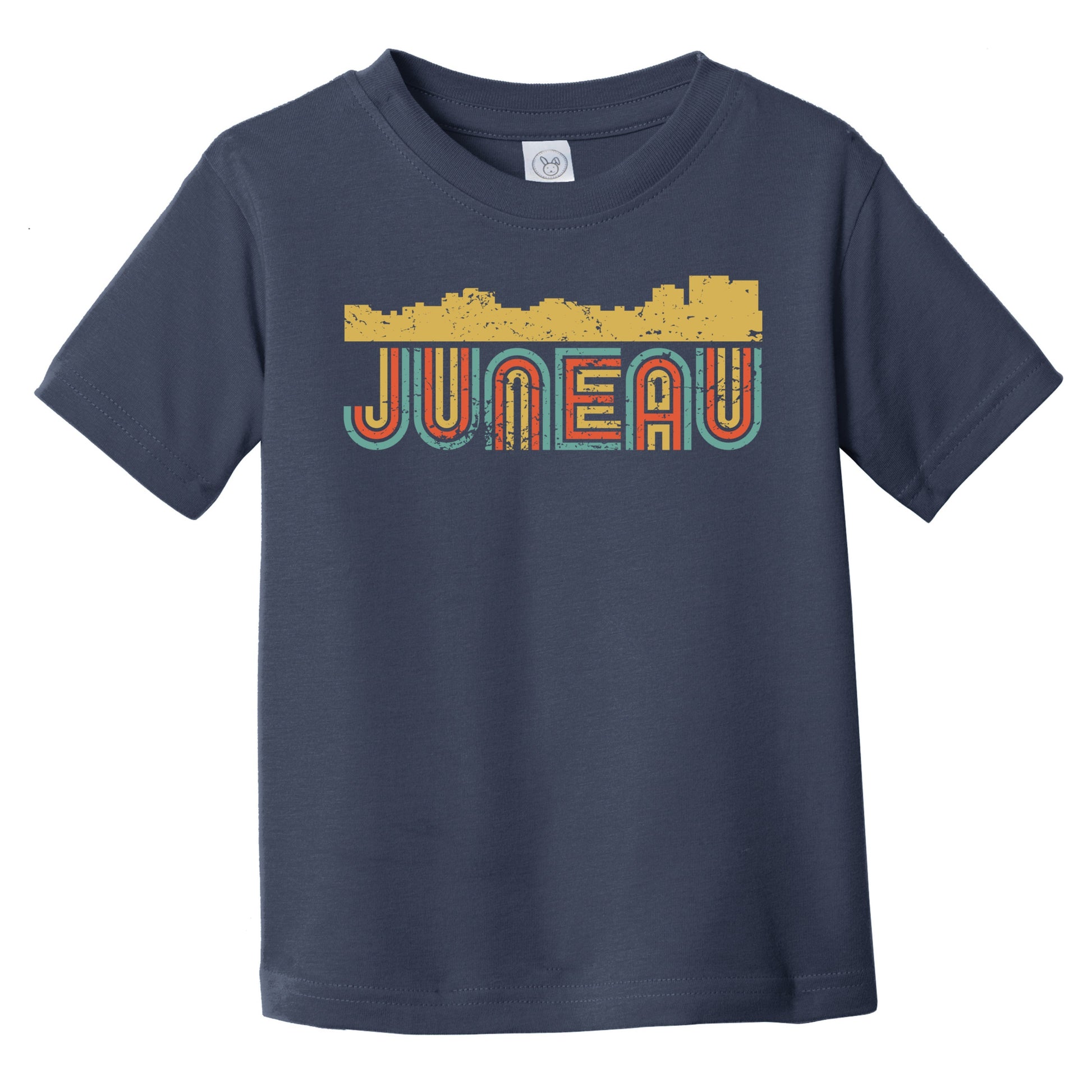Retro Juneau Alaska Skyline Infant / Toddler T-Shirt