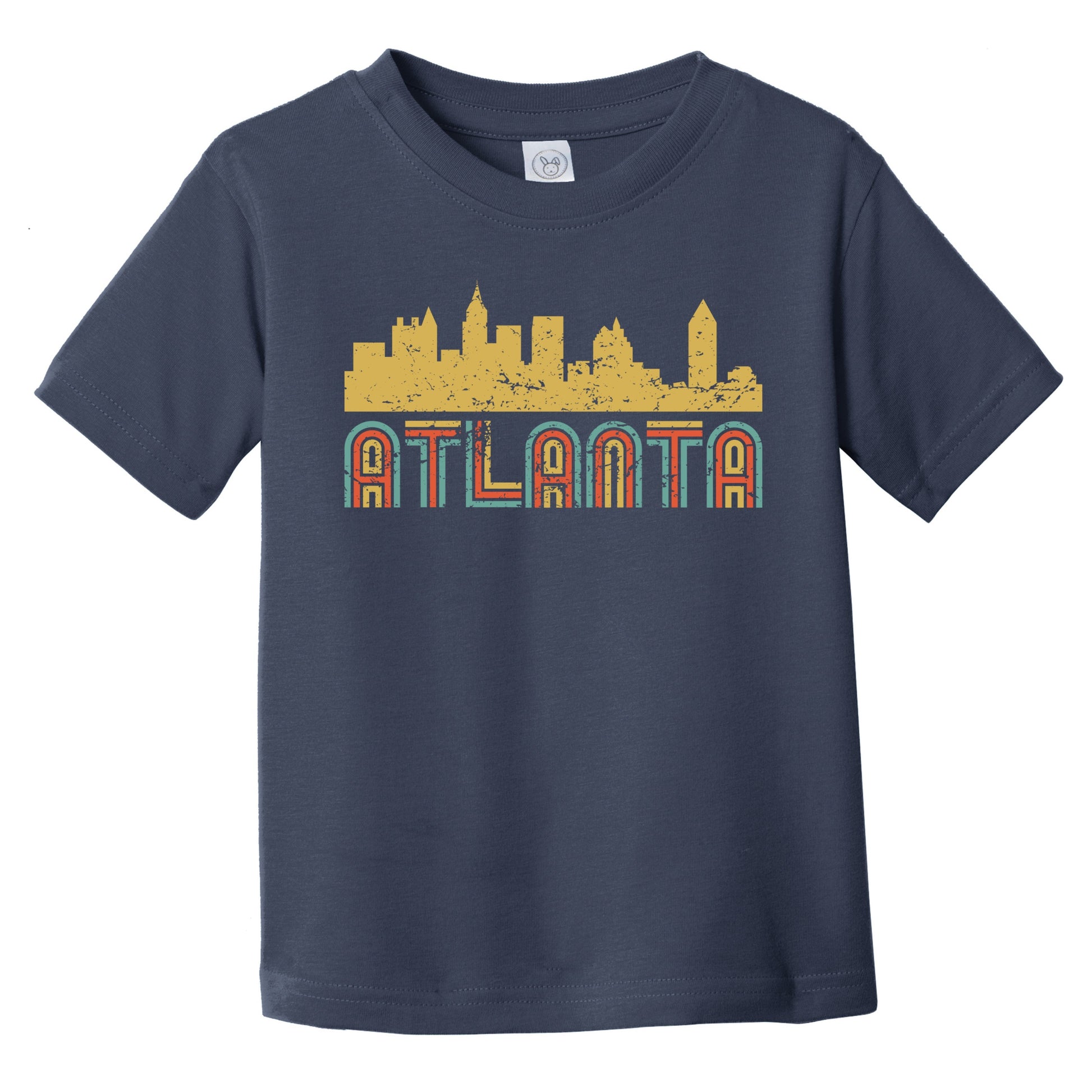 Retro Atlanta Georgia Skyline Infant / Toddler T-Shirt