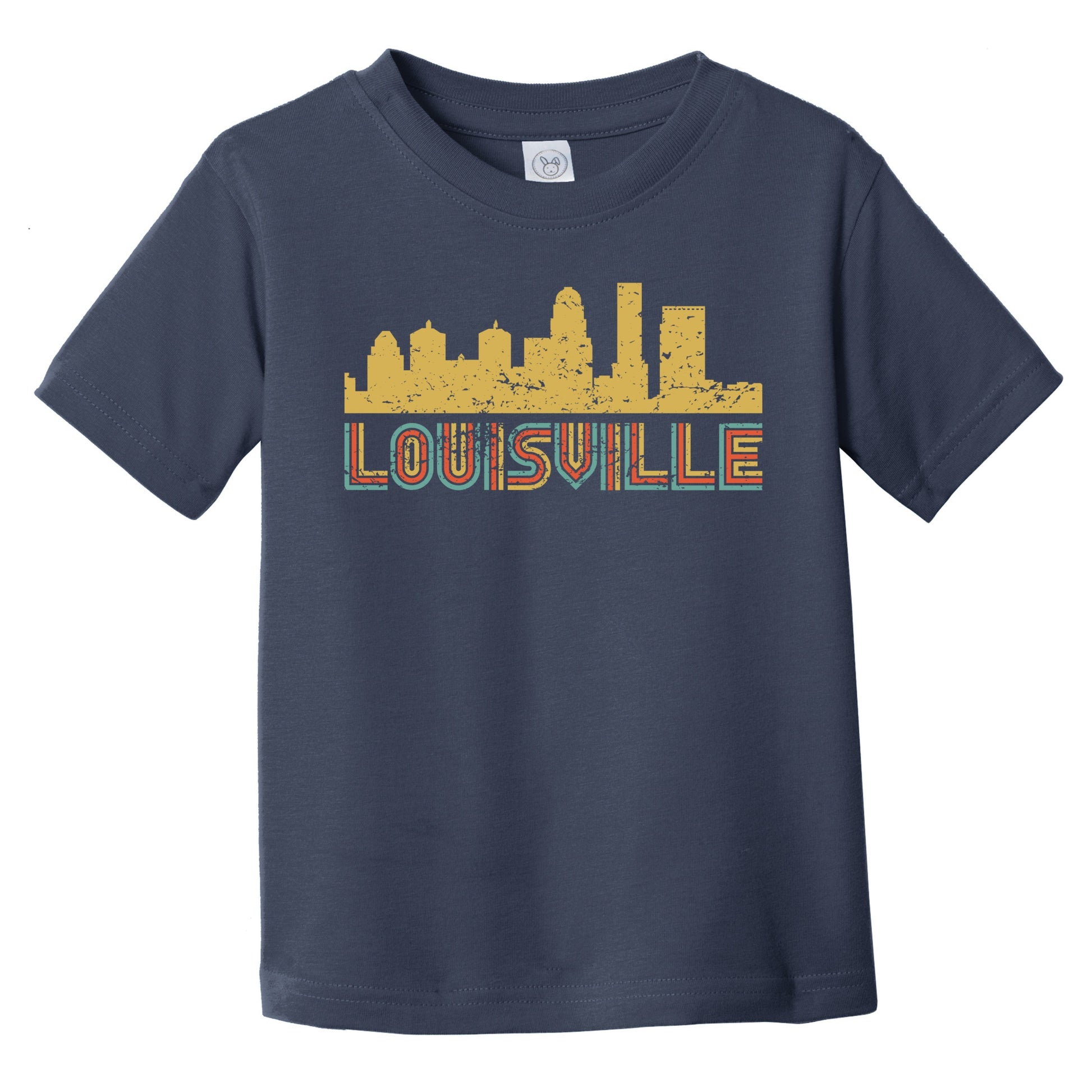 Retro Louisville Kentucky Skyline Infant / Toddler T-Shirt