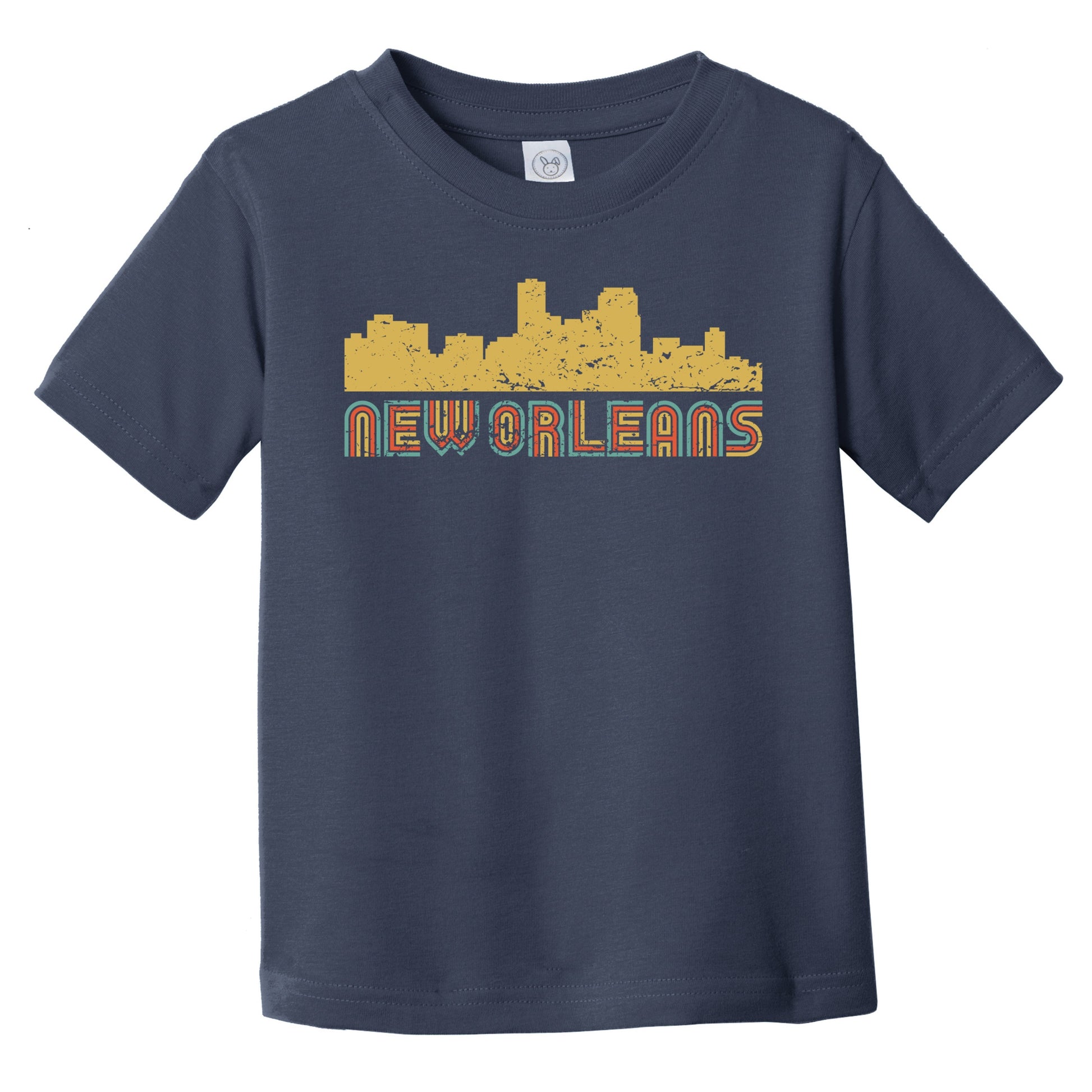 Retro New Orleans Louisiana Skyline Infant / Toddler T-Shirt