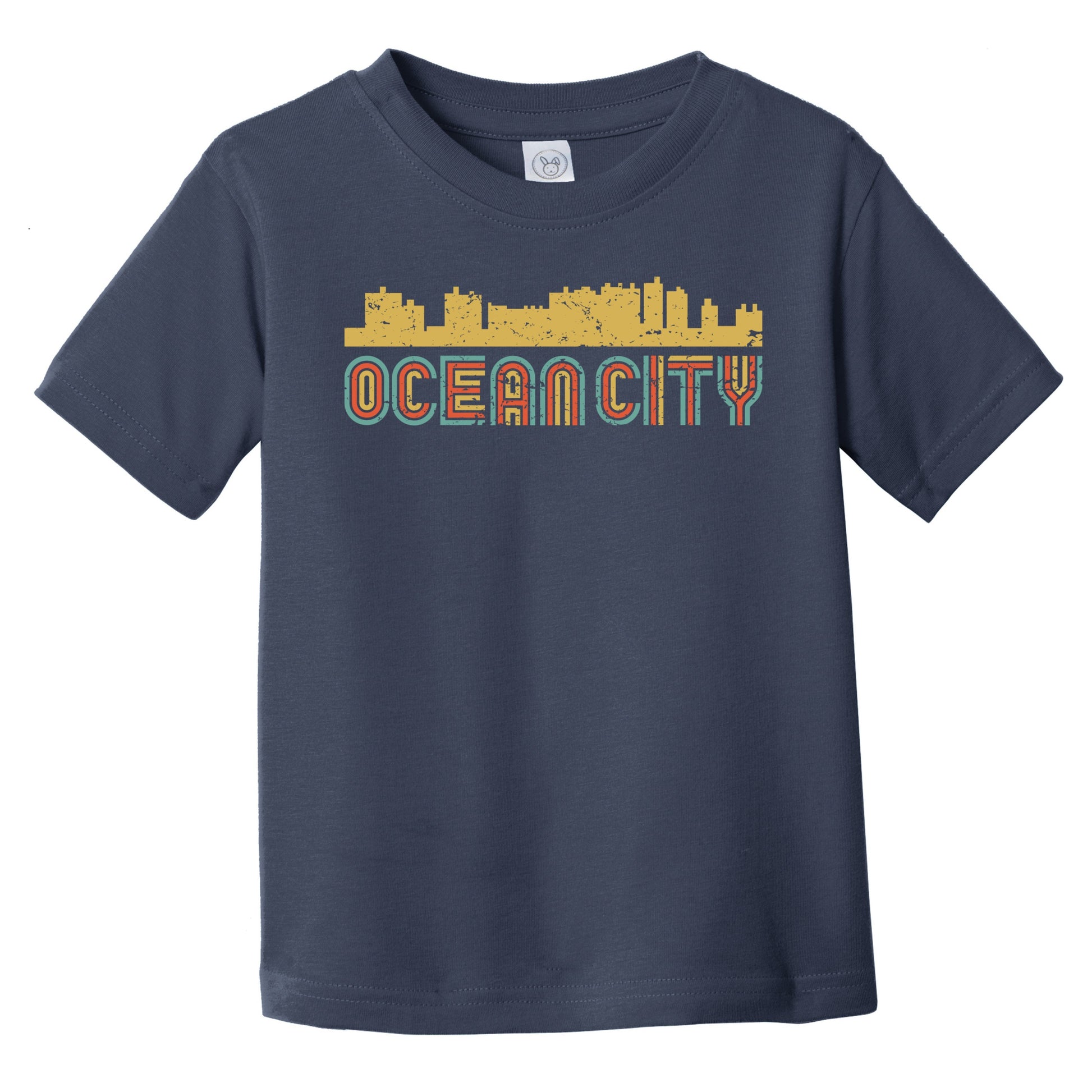 Retro Ocean City Maryland Skyline Infant / Toddler T-Shirt