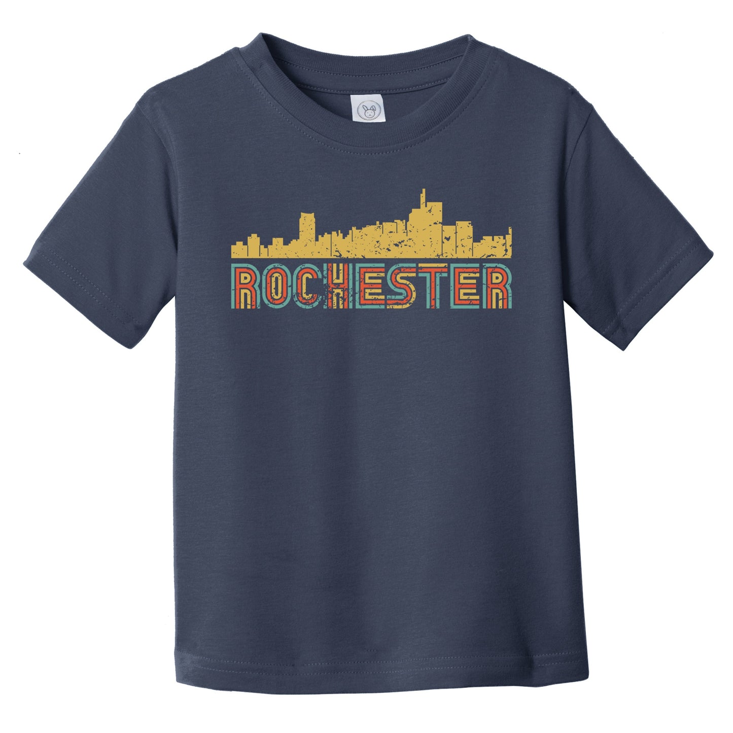 Retro Rochester Michigan Skyline Infant / Toddler T-Shirt