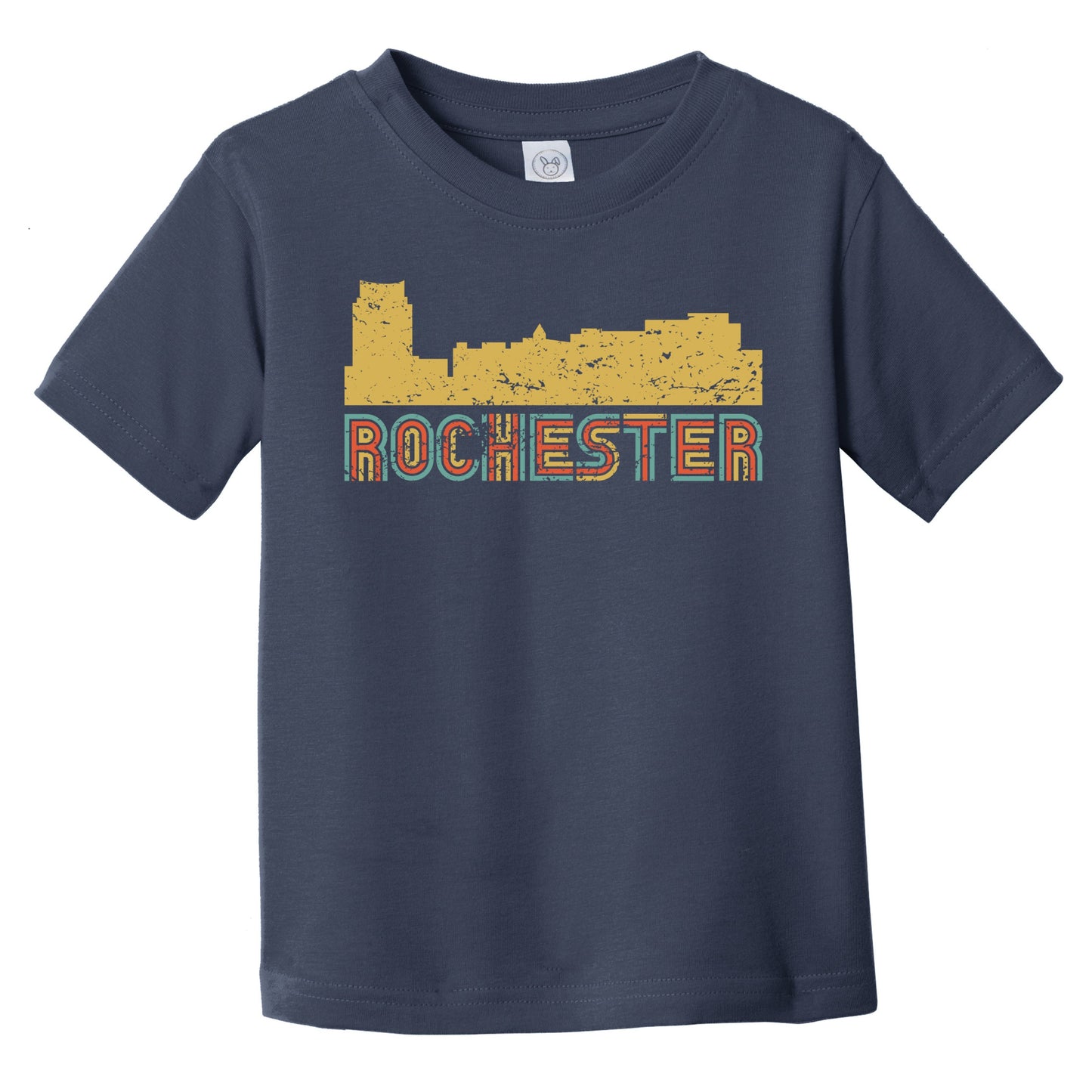 Retro Rochester Minnesota Skyline Infant / Toddler T-Shirt