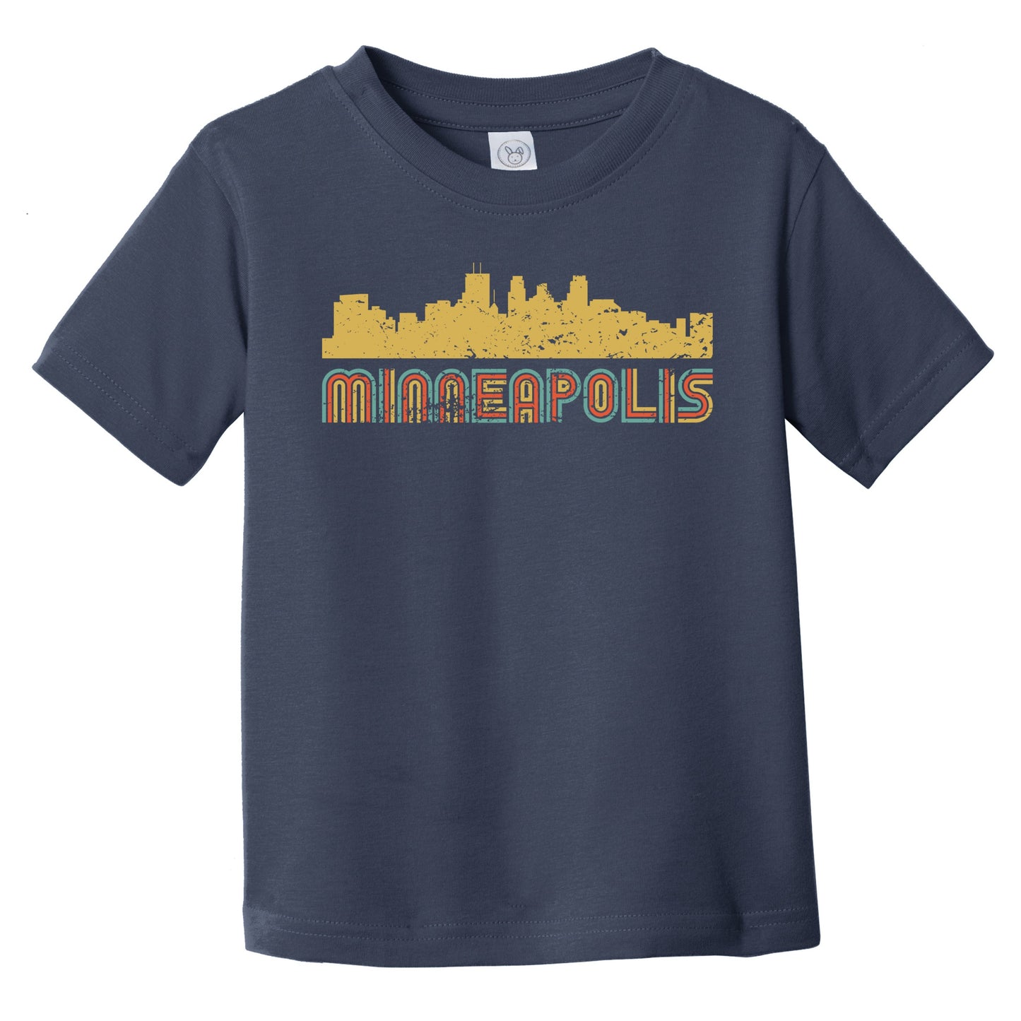 Retro Minneapolis Minnesota Skyline Infant / Toddler T-Shirt