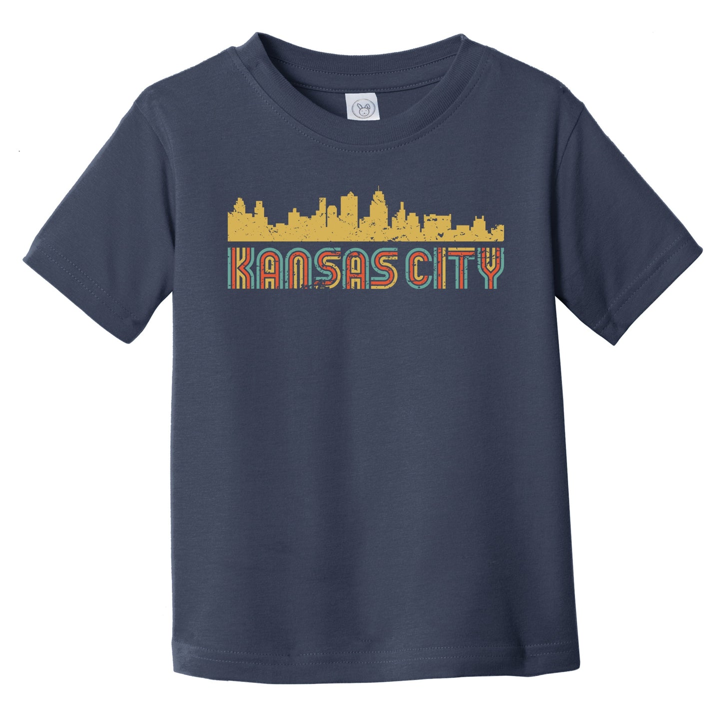Retro Kansas City Missouri Skyline Infant / Toddler T-Shirt