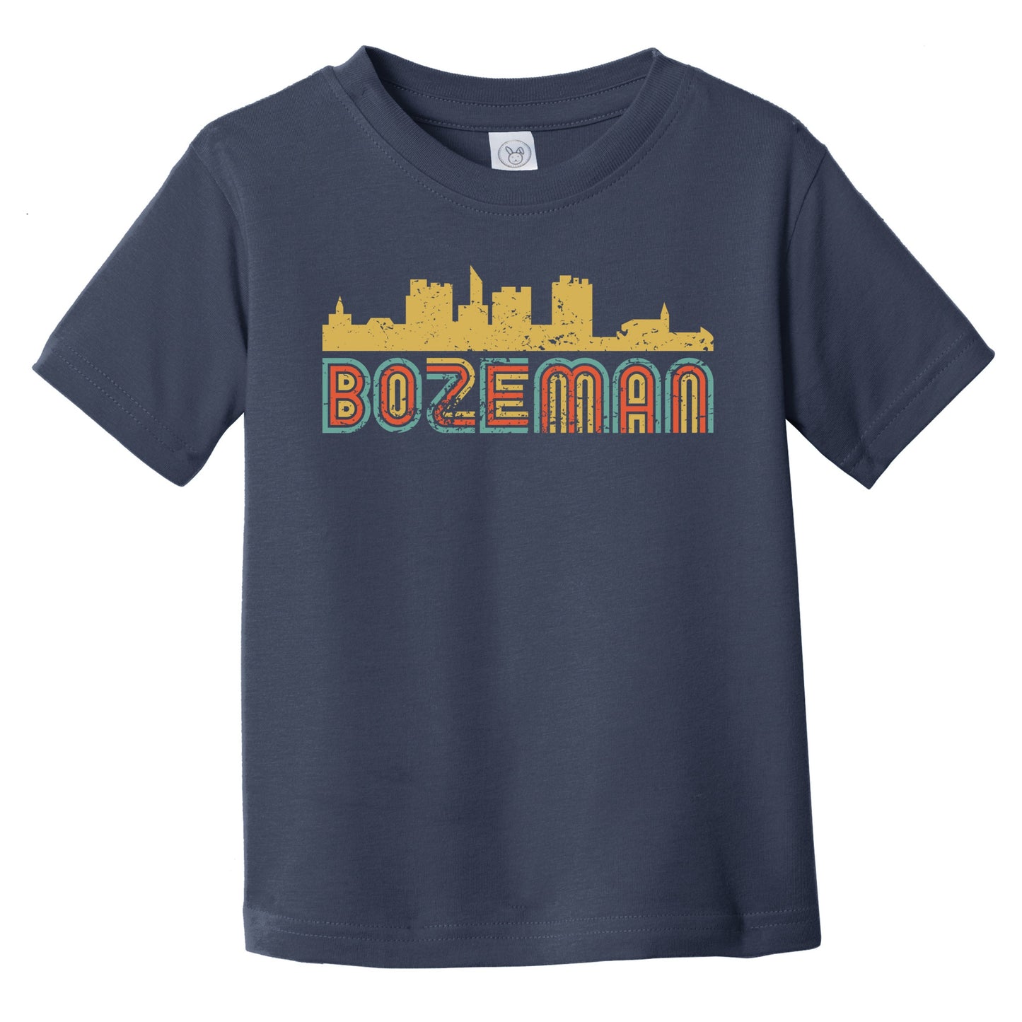 Retro Bozeman Montana Skyline Infant / Toddler T-Shirt