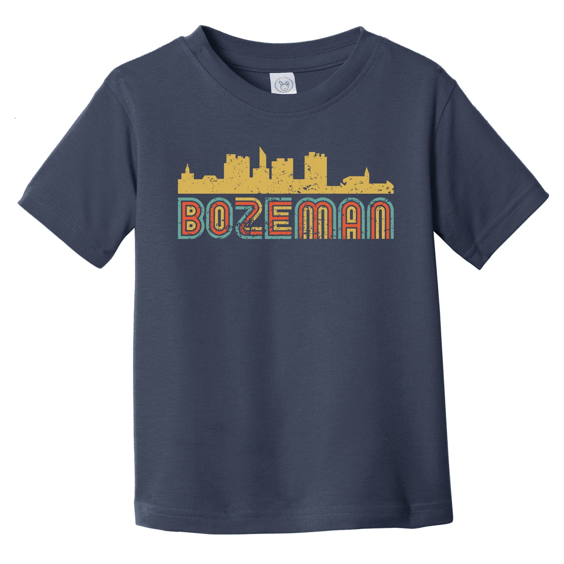Retro Bozeman Montana Skyline Infant / Toddler T-Shirt